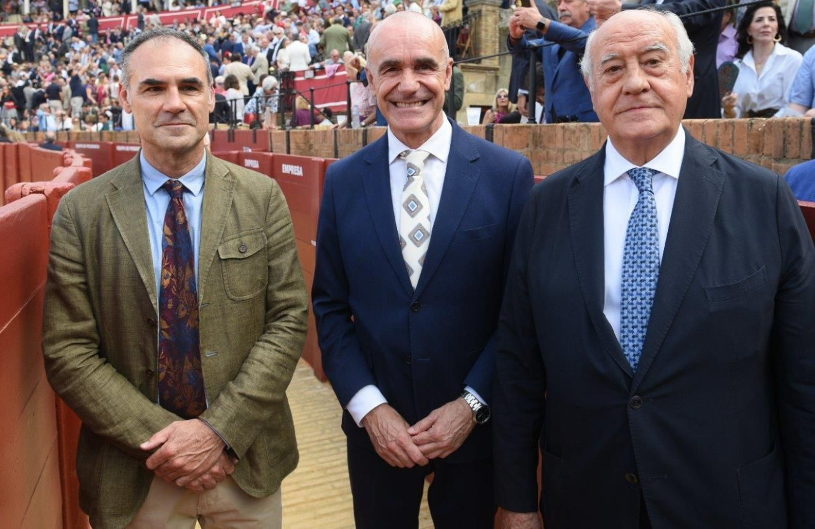 José María Aguayo, Antonio Muñoz y Ramón Valencia