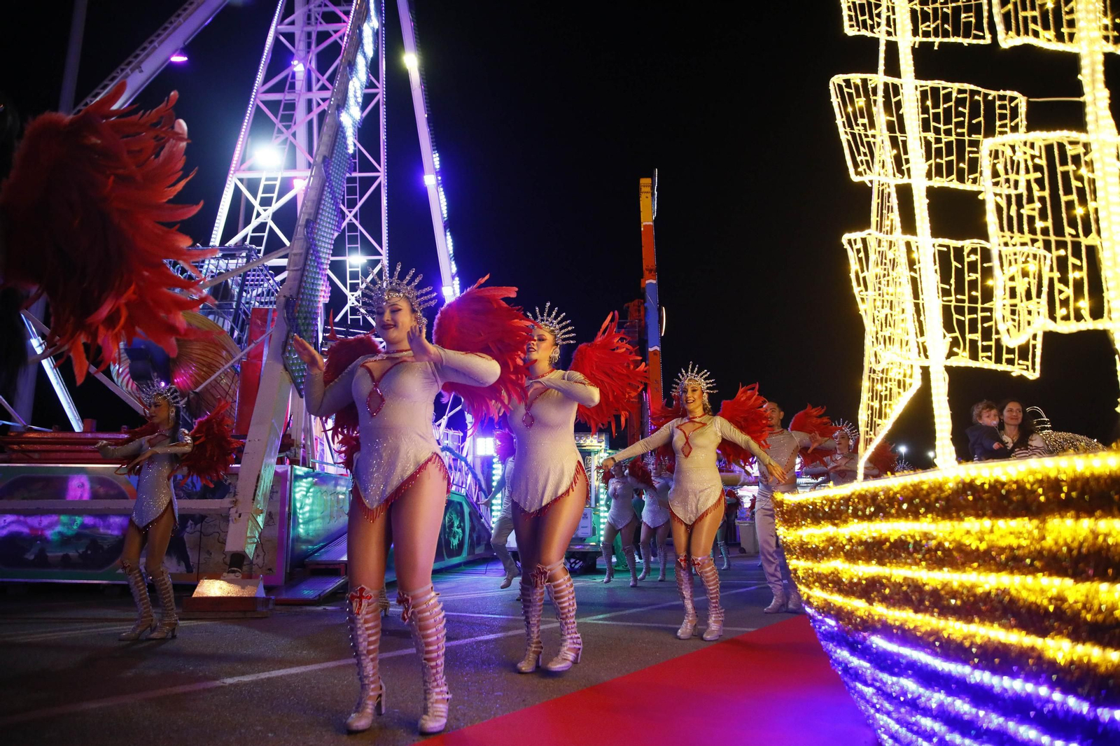 Las mejores imágenes del encendido navideño en Almería