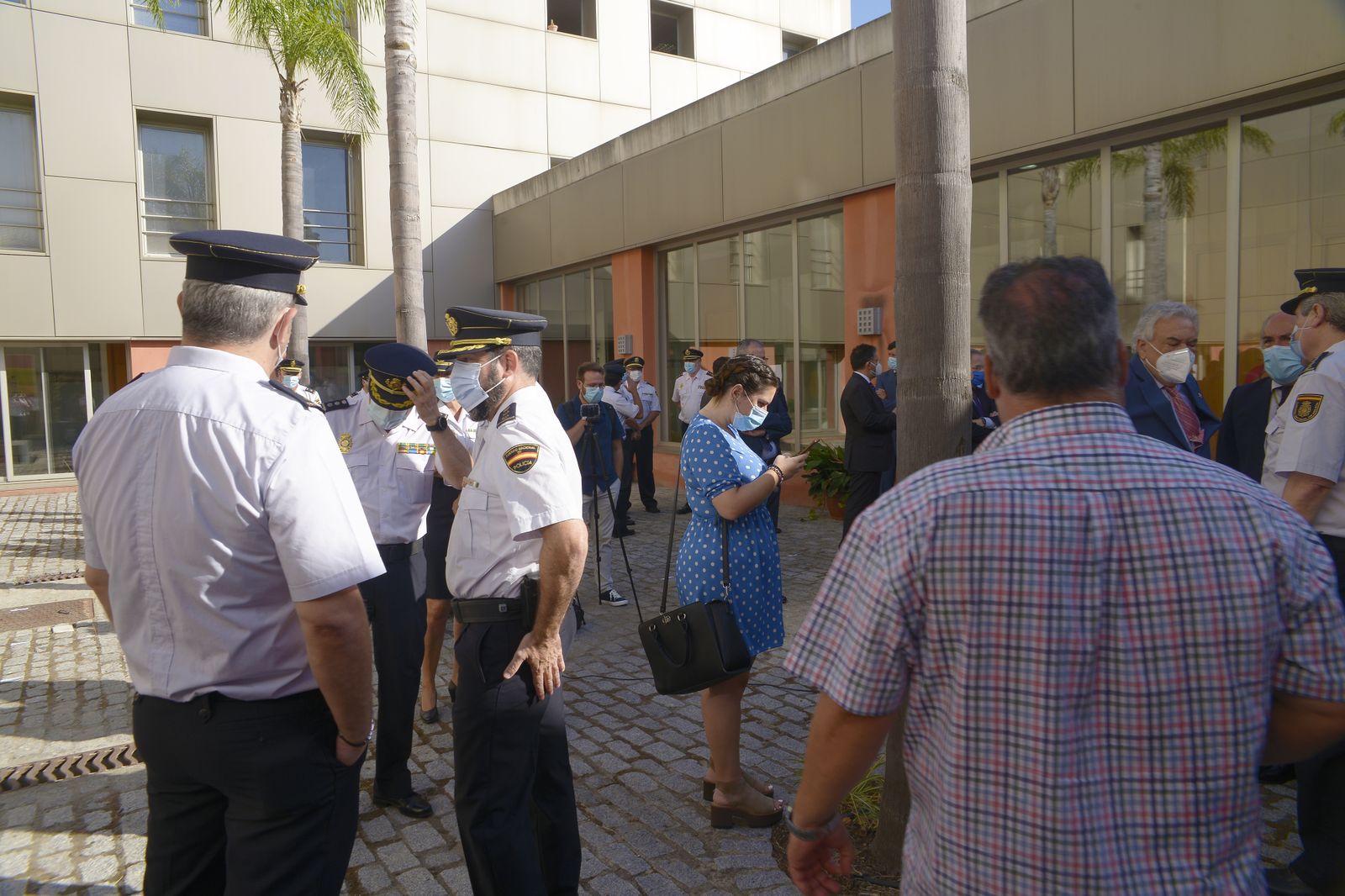 Fotos de la toma de posesion del cargo del nuevo comisario de la Policía Nacional