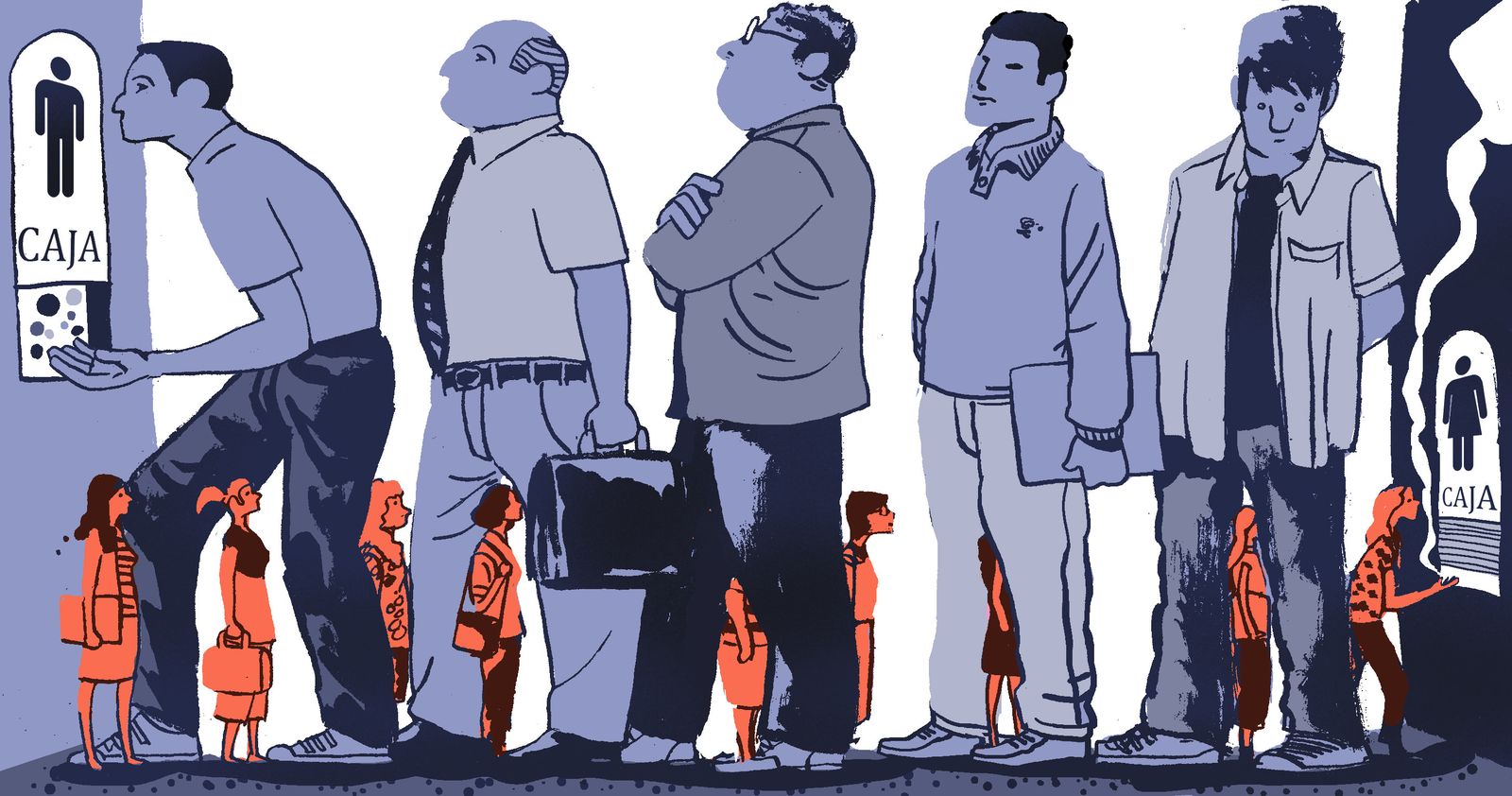 La mujer cobra aún 3.846 euros menos que el hombre al  año en Málaga