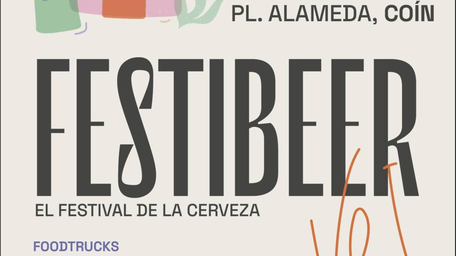 El cartel promocional del Festibeer en Coín. El cartel promocional del Festibeer en Coín.