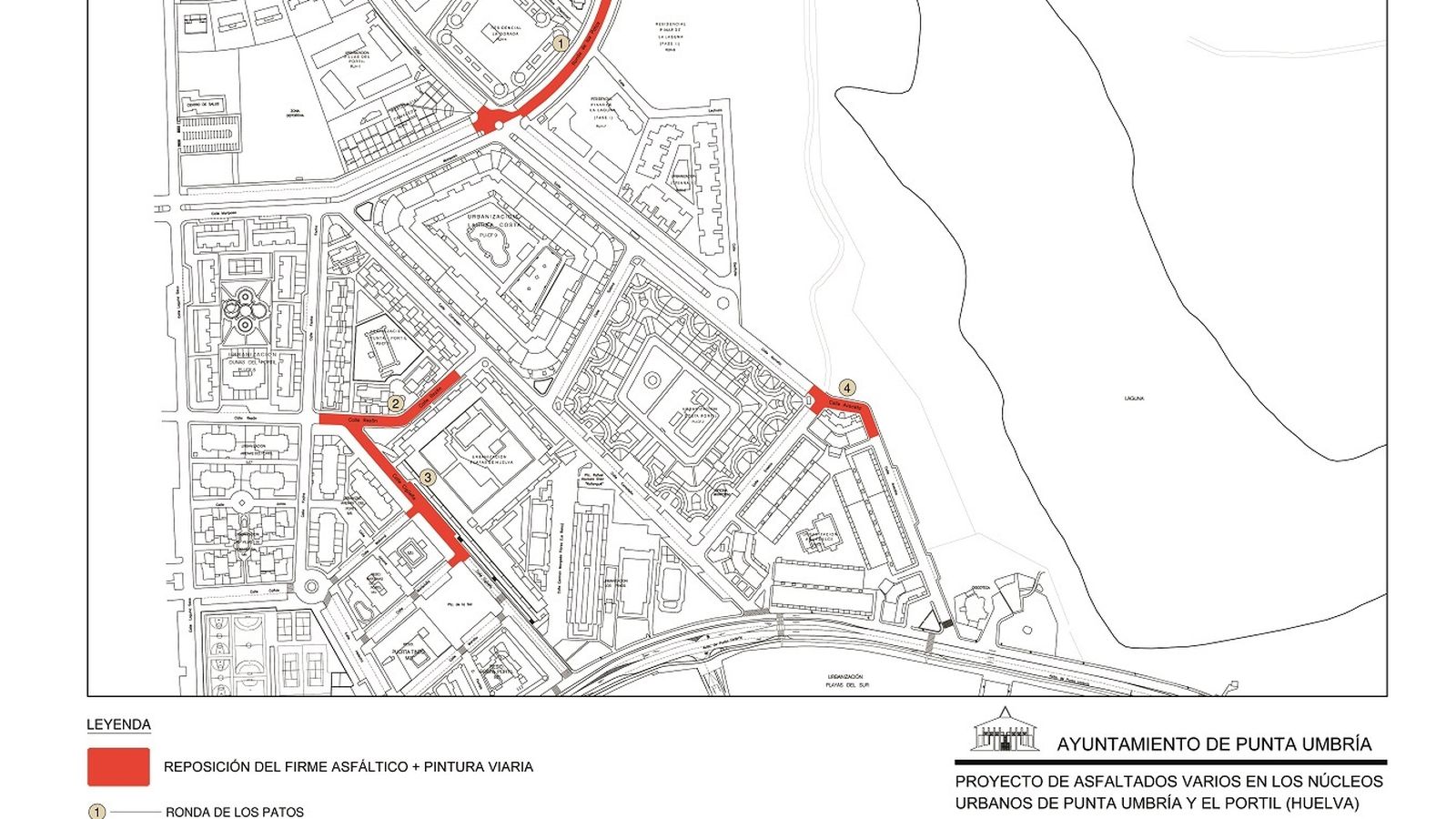 Plan de Asfaltado en El Portil.