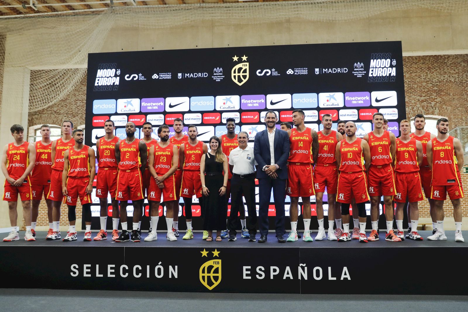 La selección que acudió al Europeo 2022.