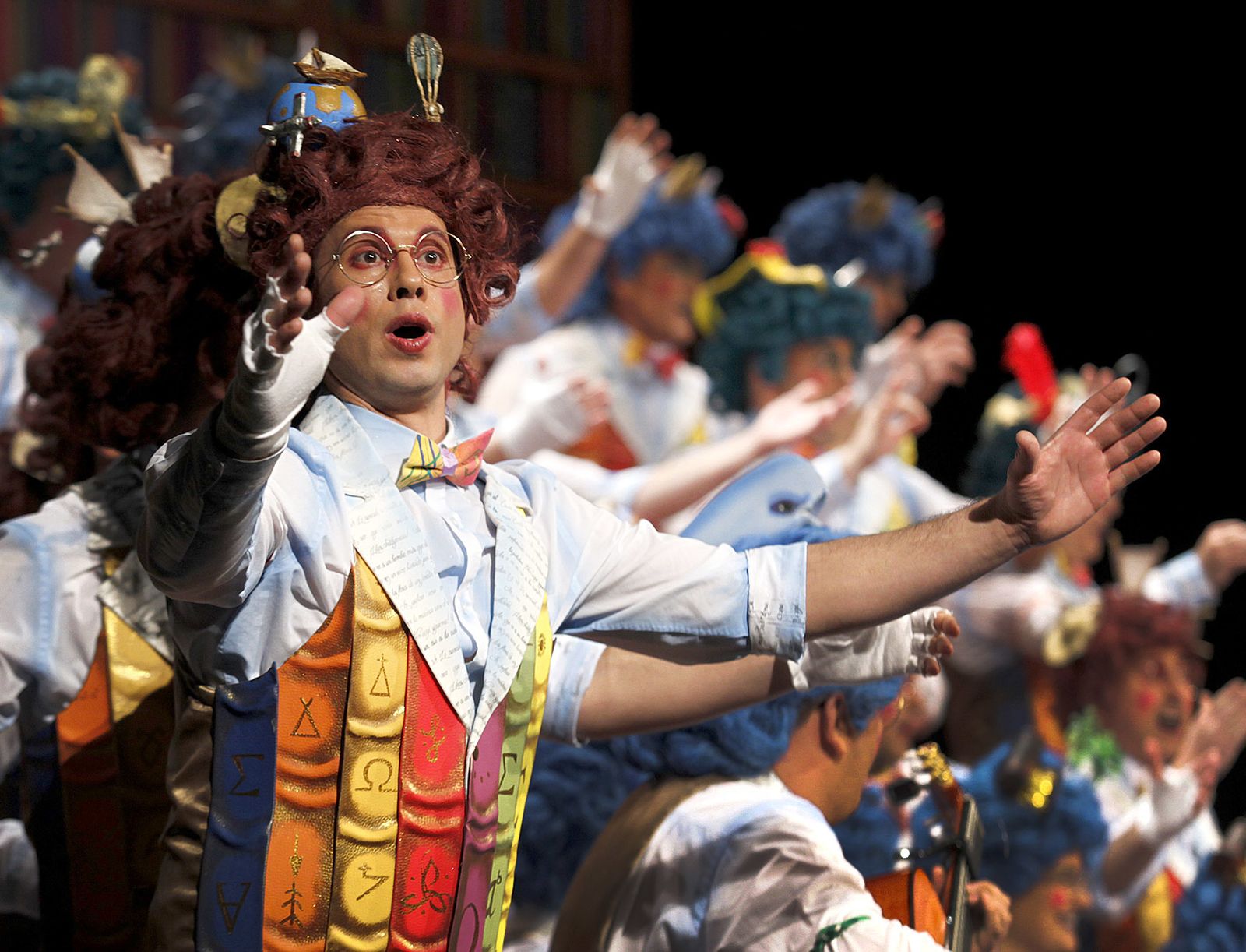 Las imágenes de la sexta función de cuartos