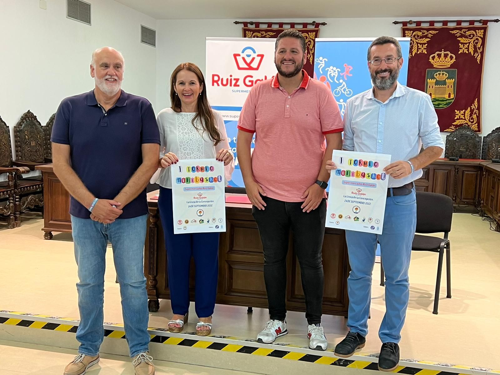 Un momento de la presentación del torneo de La Línea