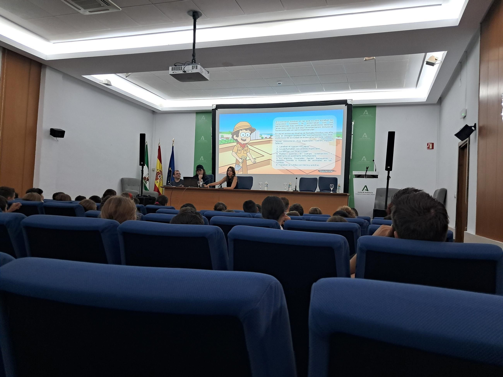 Salón de actos del Museo.