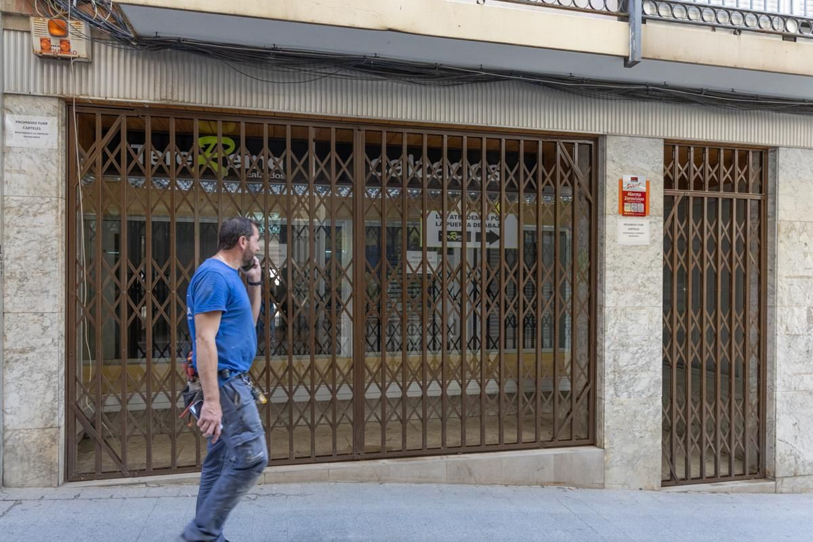 Locales vacíos en el centro de Jaén, en imágenes