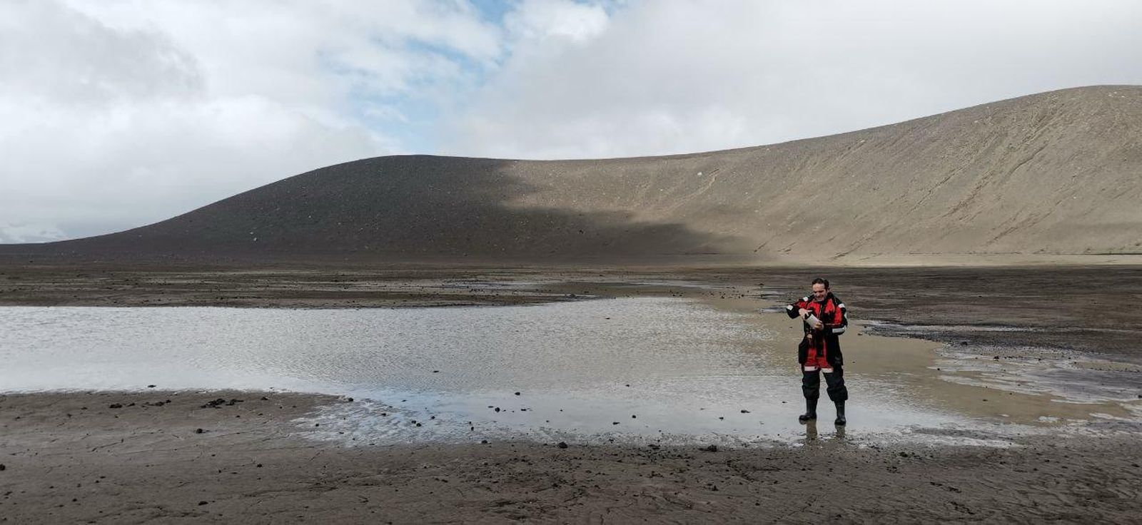 Investigadores de la Universidad de Jaén (UJA) en la Antártida.