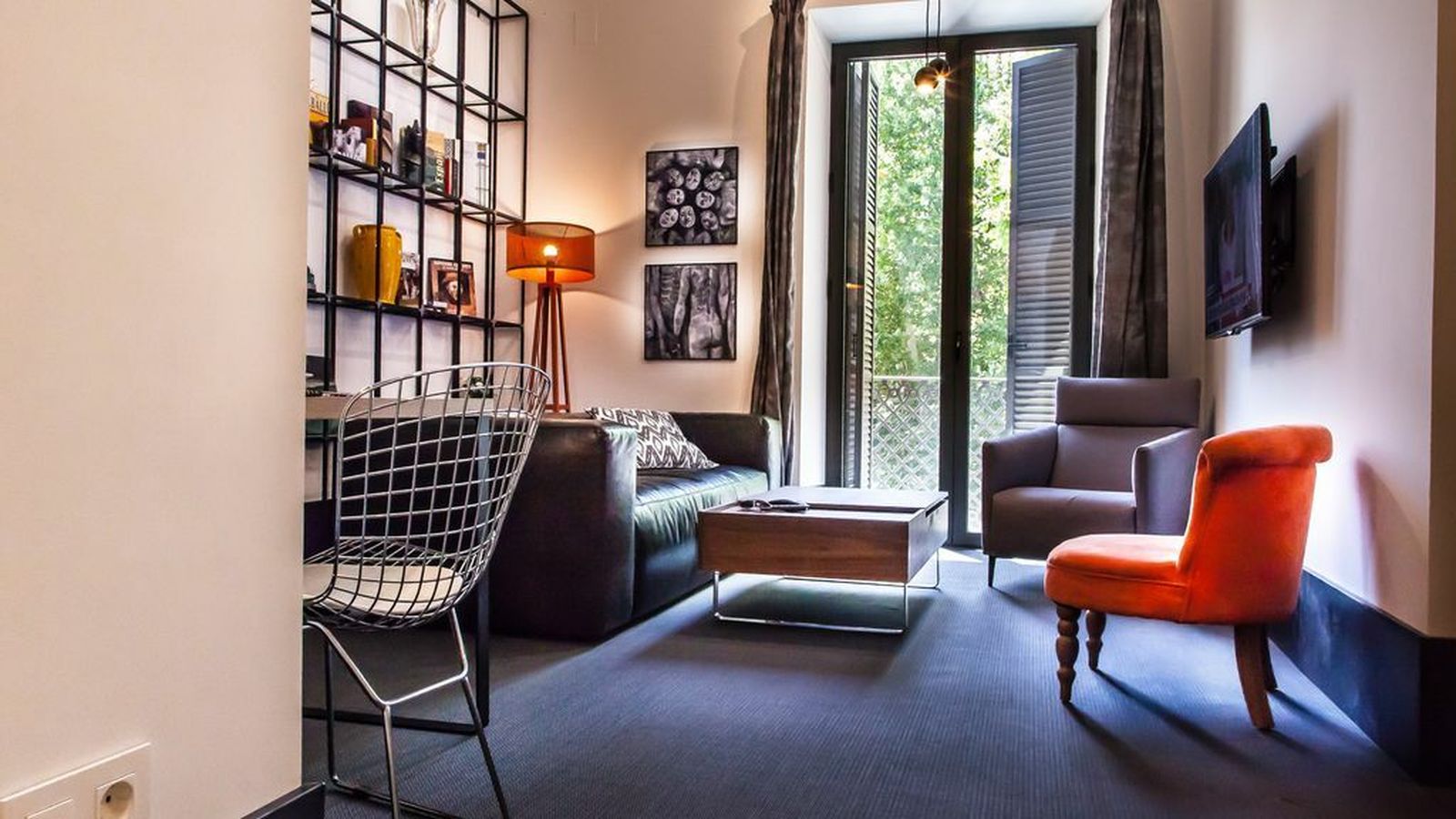 Salón de uno de los inmuebles.