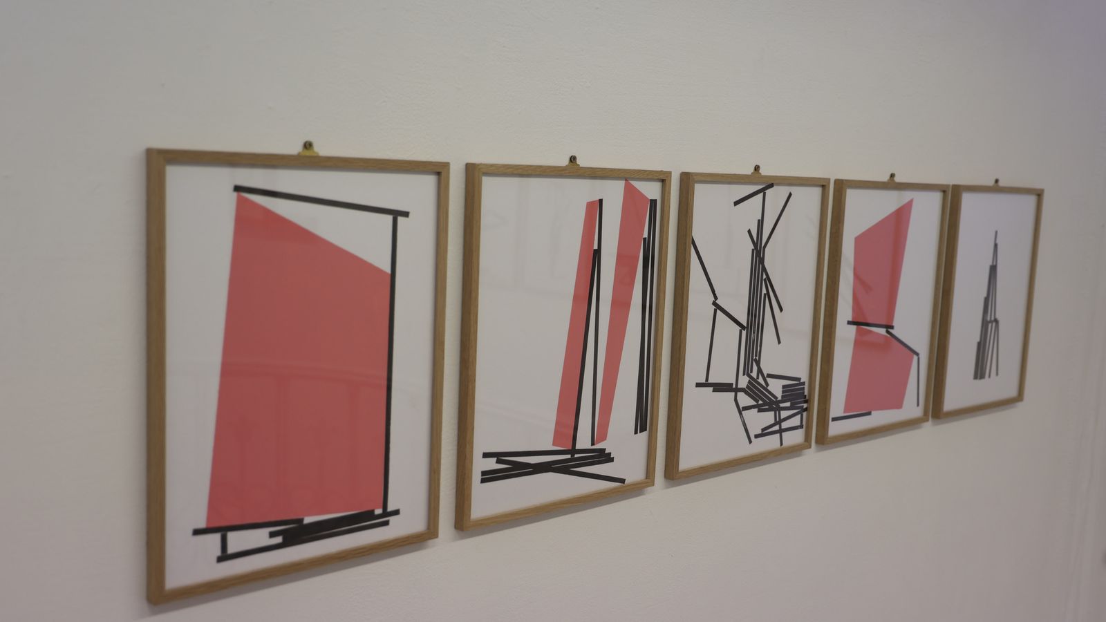 Obras de pequeño formato de la muestra 'Una razón de peso'.