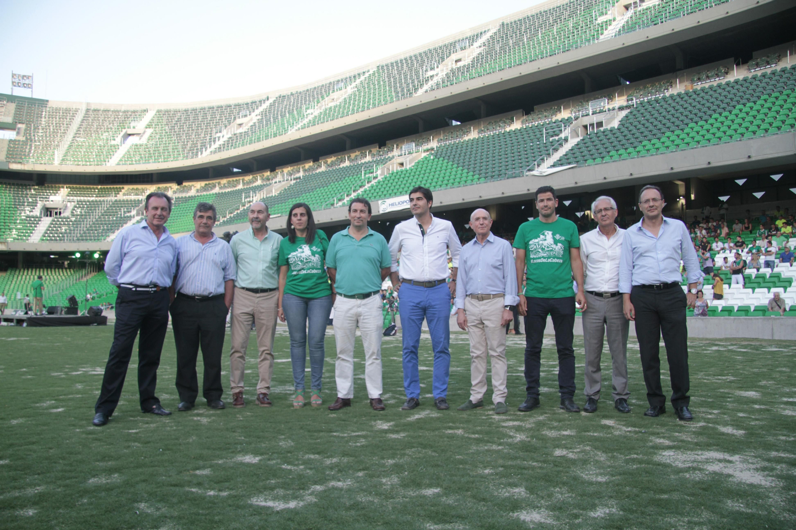 Inauguración del Gol Sur del Benito Villamarín