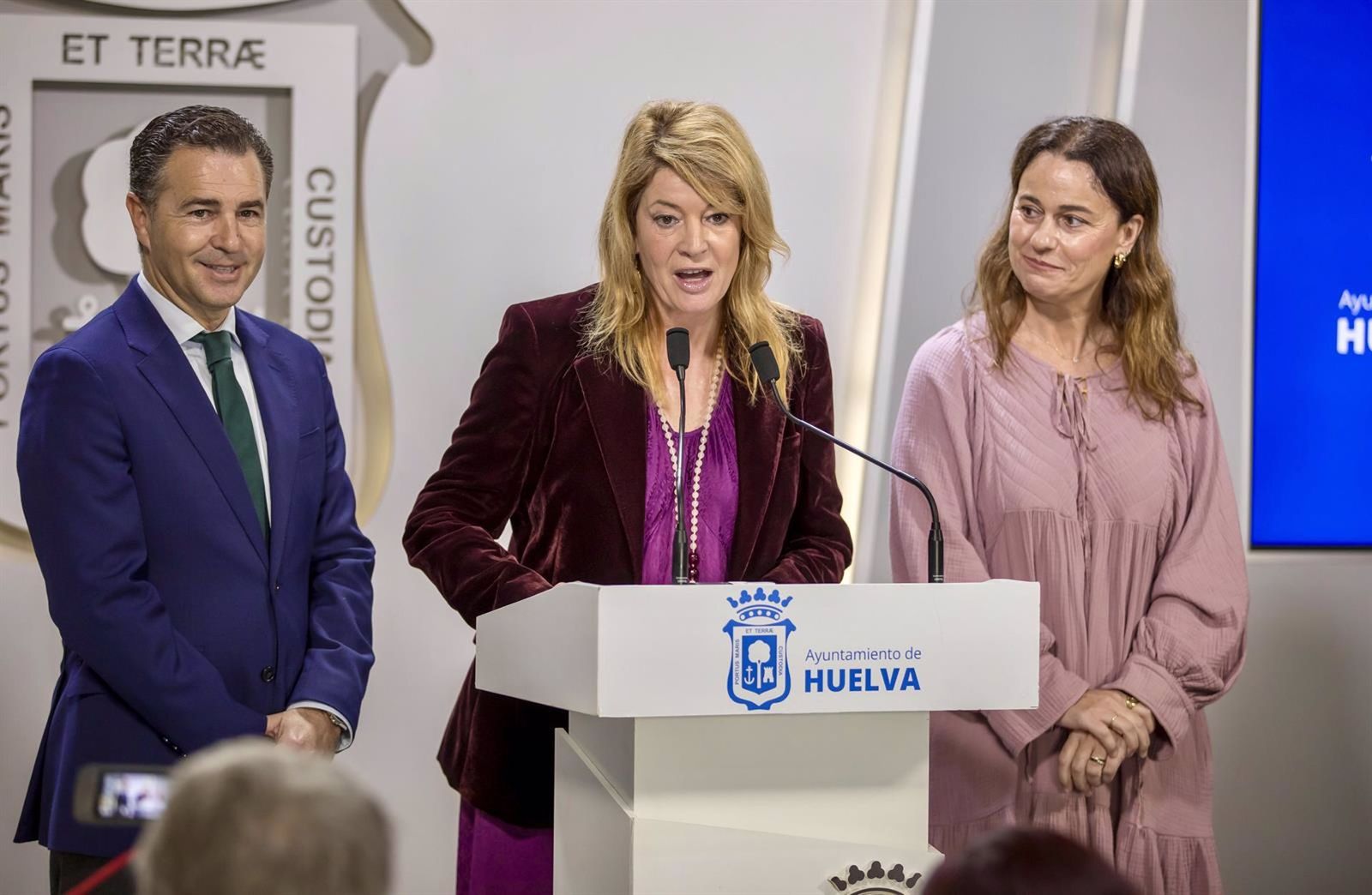 Pilar Miranda asegura que "se ha desbloqueado cualquier conflicto" con la Policía de Huelva