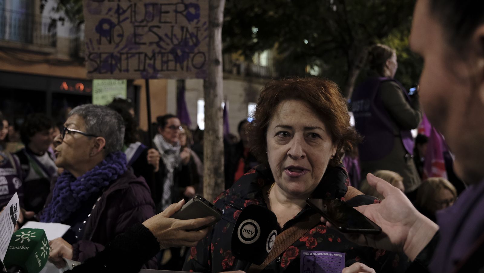 Imágenes de las manifestaciones por el Día de la Mujer en Almería