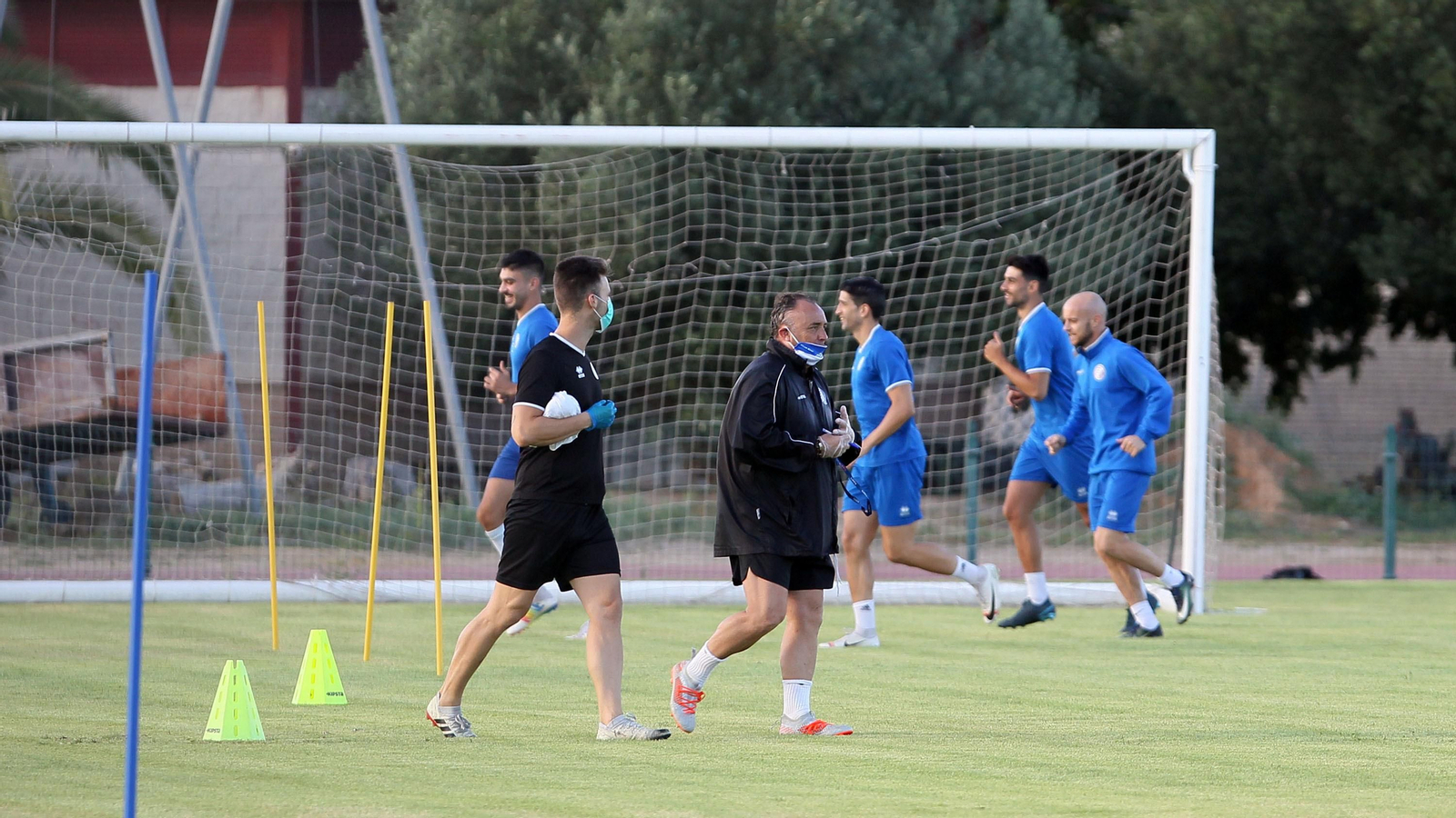 Primer entrenamiento del Xerez DFC en el Pepe Ravelo