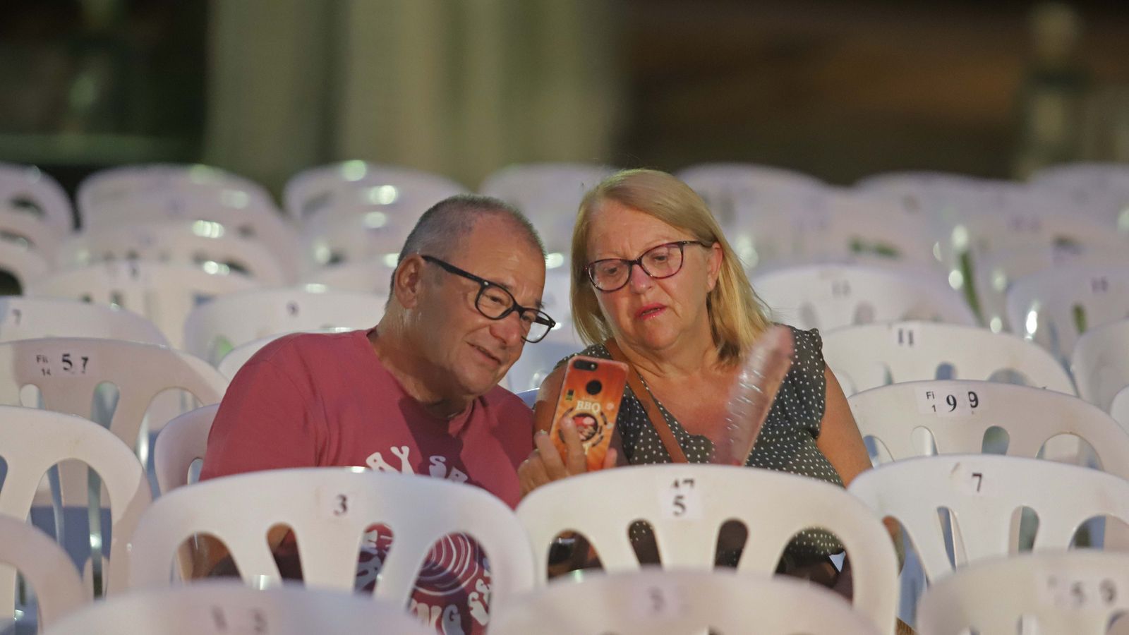 Fotos de ambiente en el espectáculo de Noelia Sabarea y Alain Pérez en Algeciras