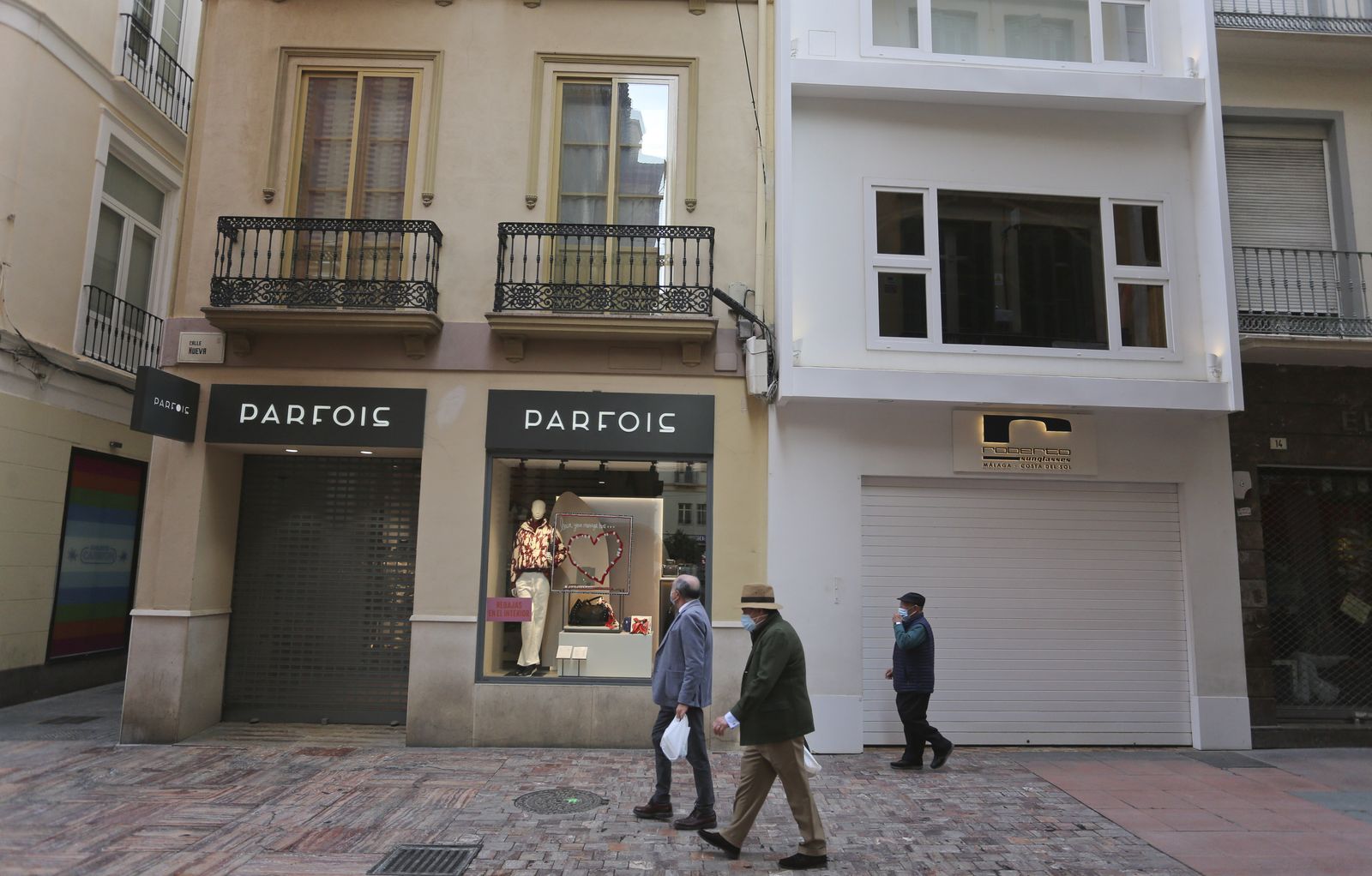 Málaga capital vive el primer día de su nuevo cierre