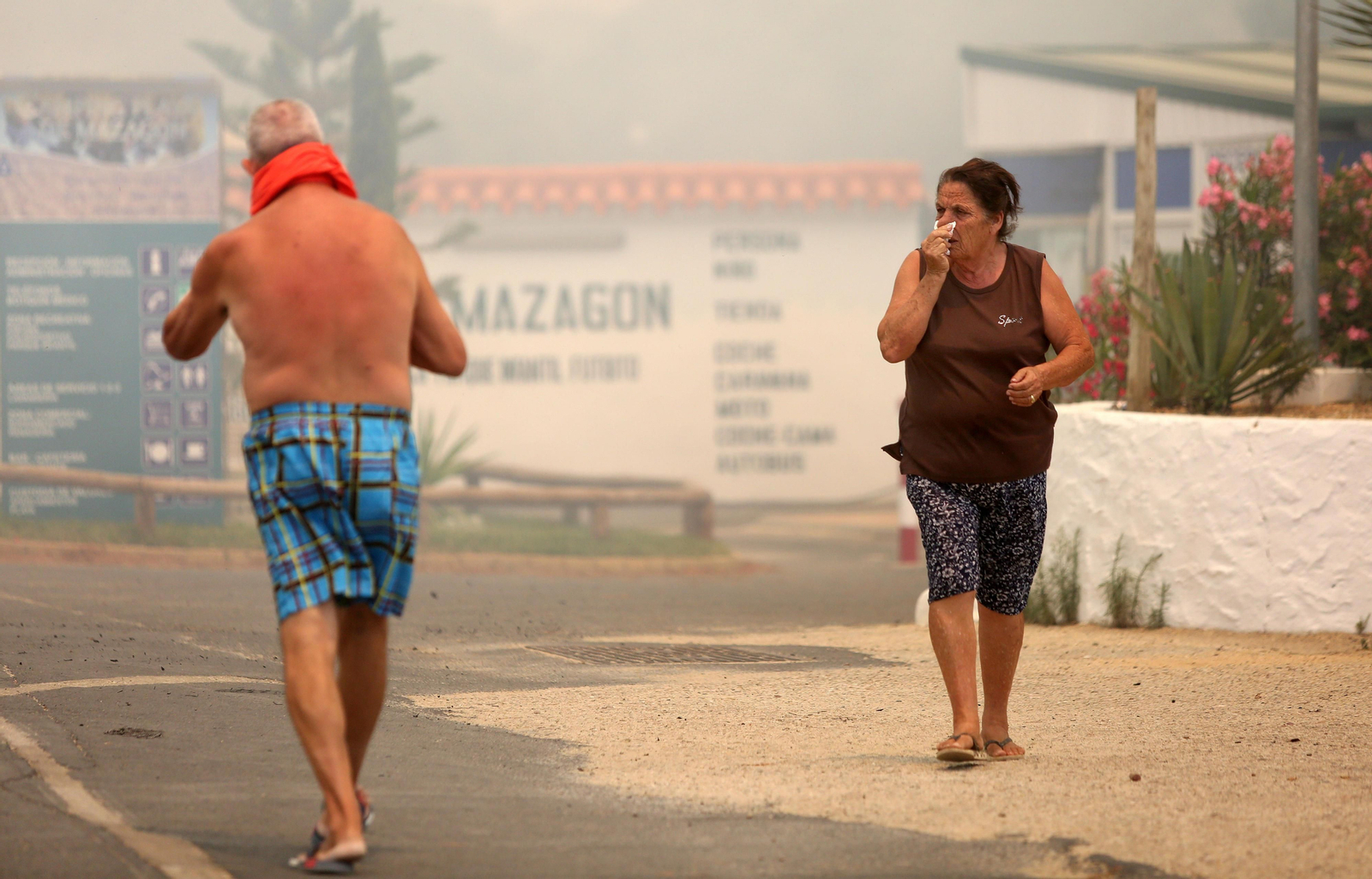Las consecuencias del incendio en Mazagón