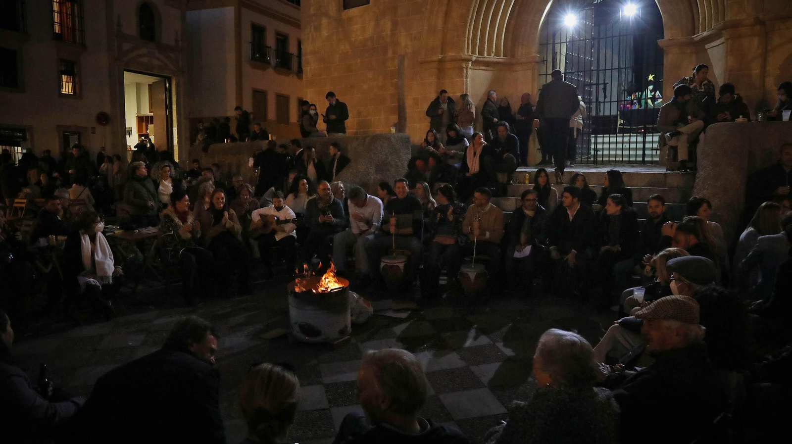 Así se disfrutaron las zambombas el día 6 de diciembre en Jerez