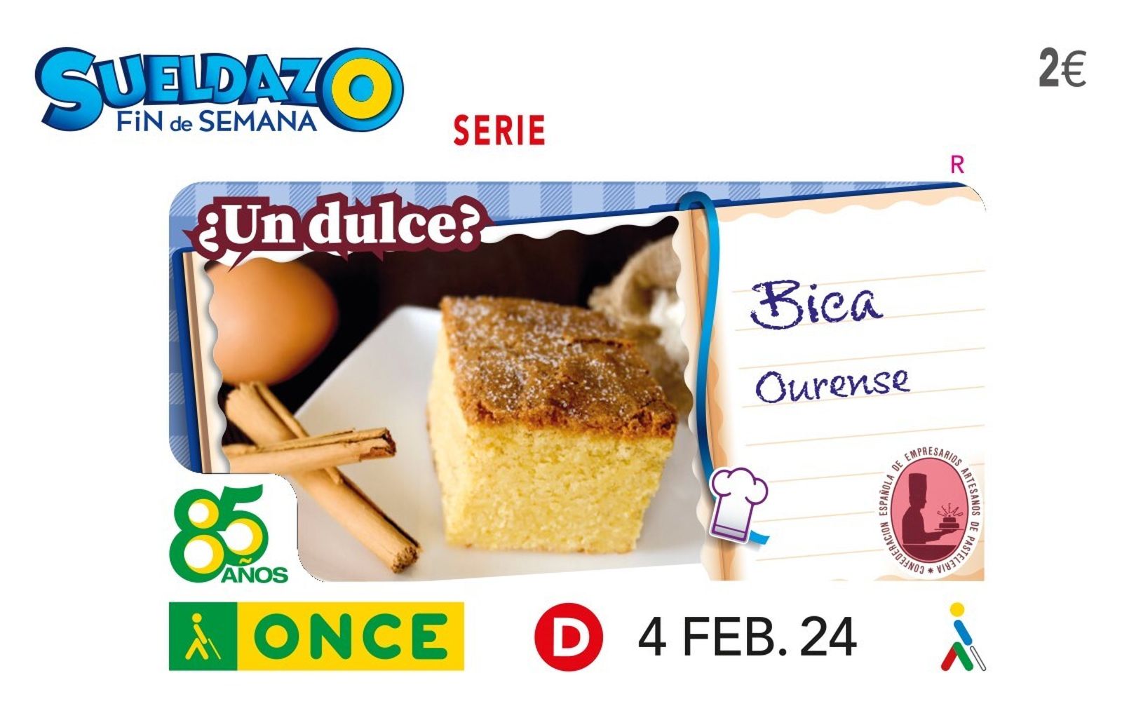 El cupón del Sueldazo de la ONCE