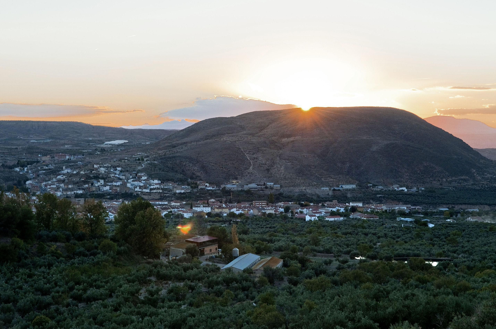 Imagen de archivo de una vista de la localidad granadina de Zújar.