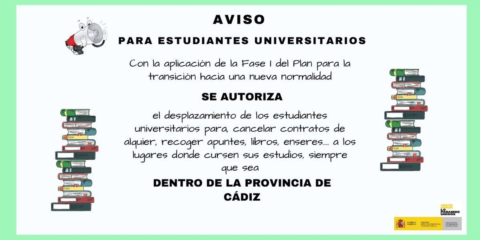 Aviso de la Subdelegación del Gobierno en sus redes sociales.