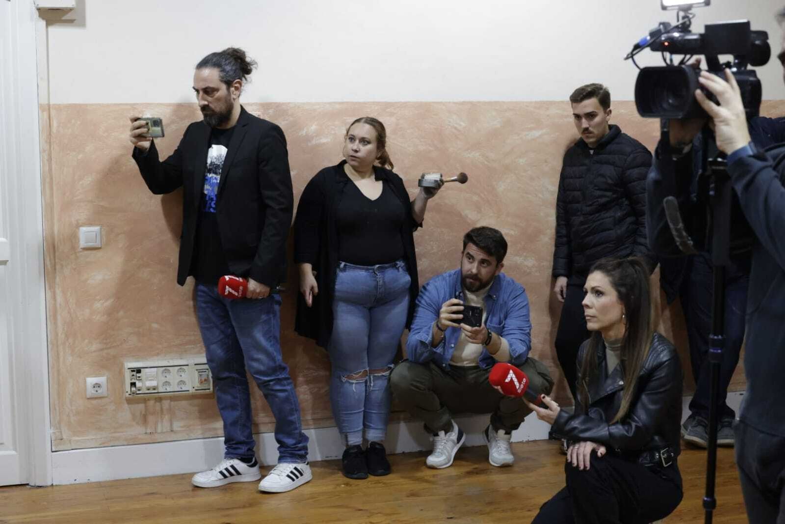 Comparsa 'Cádiz de mi alma' en camerinos