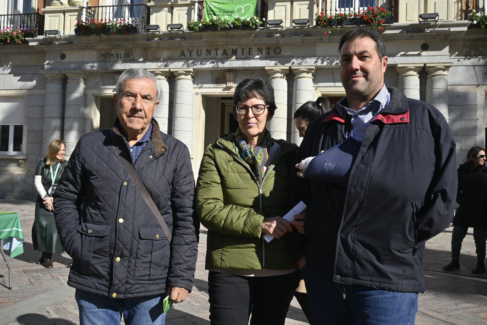 Imágenes de la lectura del llamamiento, del Día Mundial contra el Cancer.