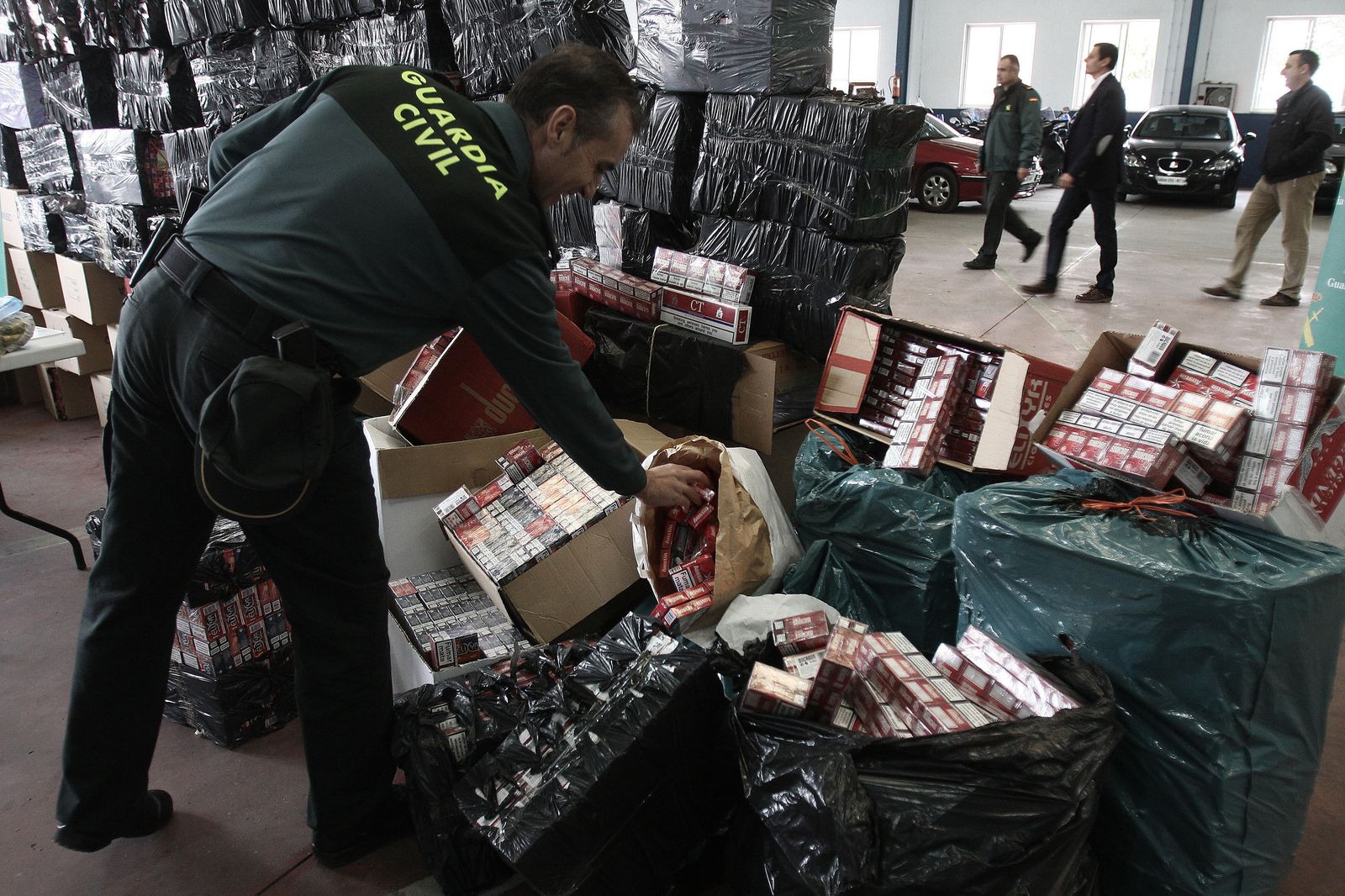 Las cajetillas de tabaco intervenidas en 2013.