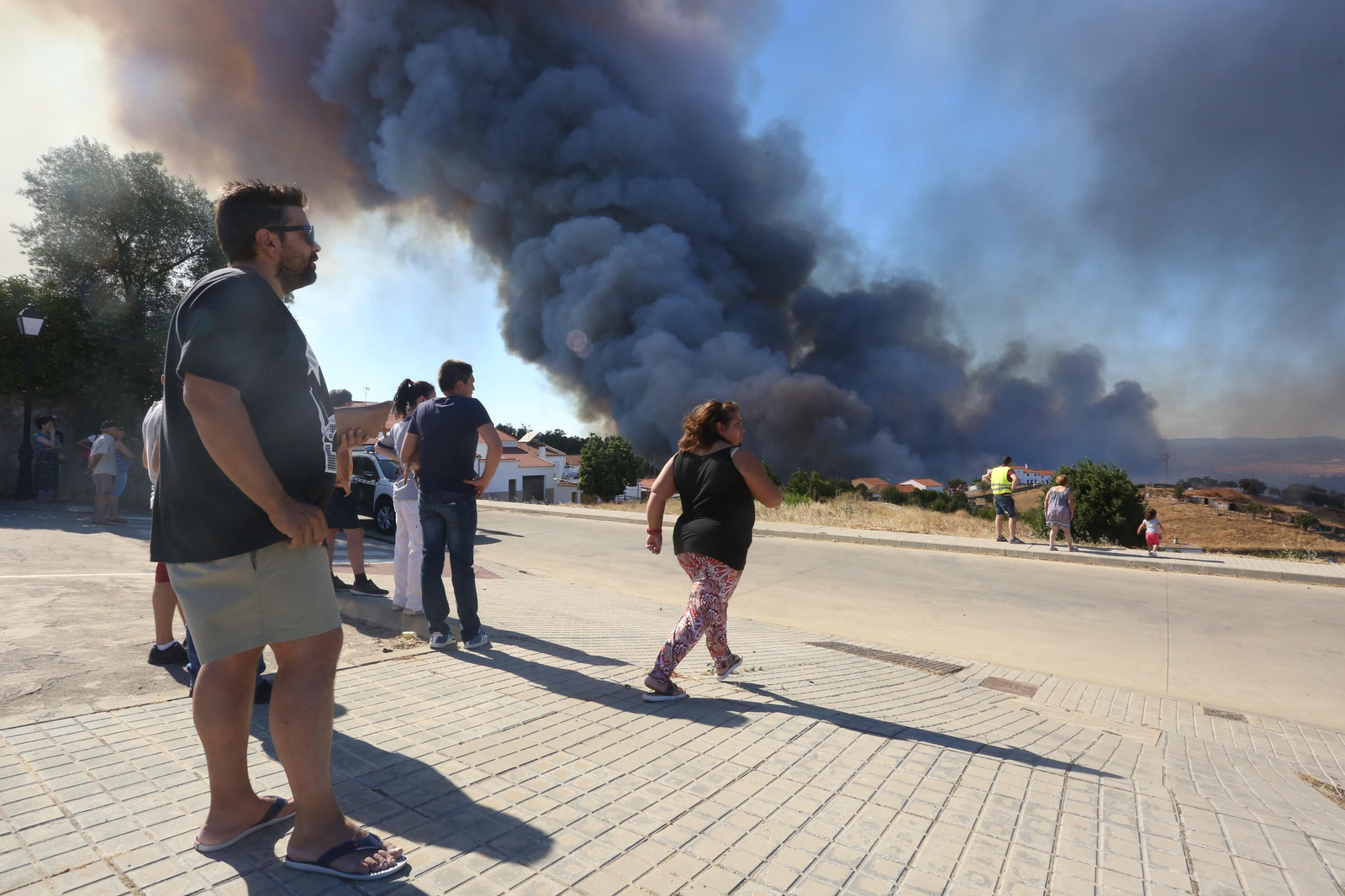 El incendio de Riotinto en imágenes