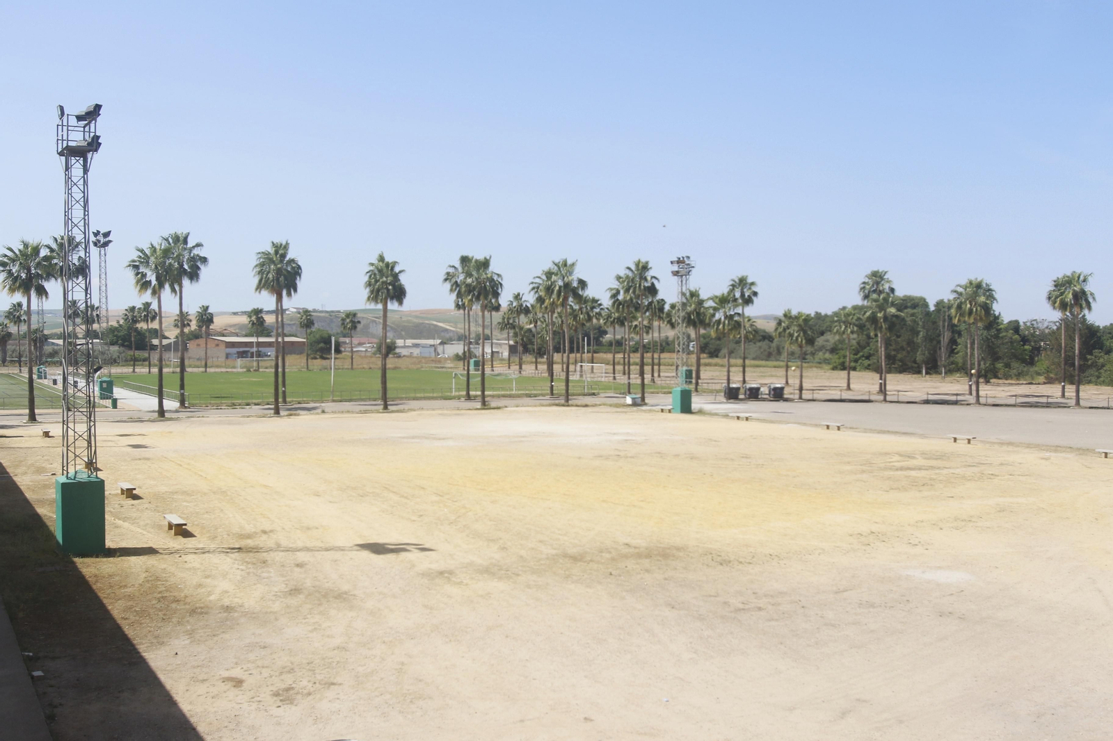 El espacio de la Ciudad Deportiva del Córdoba CF donde se ubicará el campo de Fútbol 7.