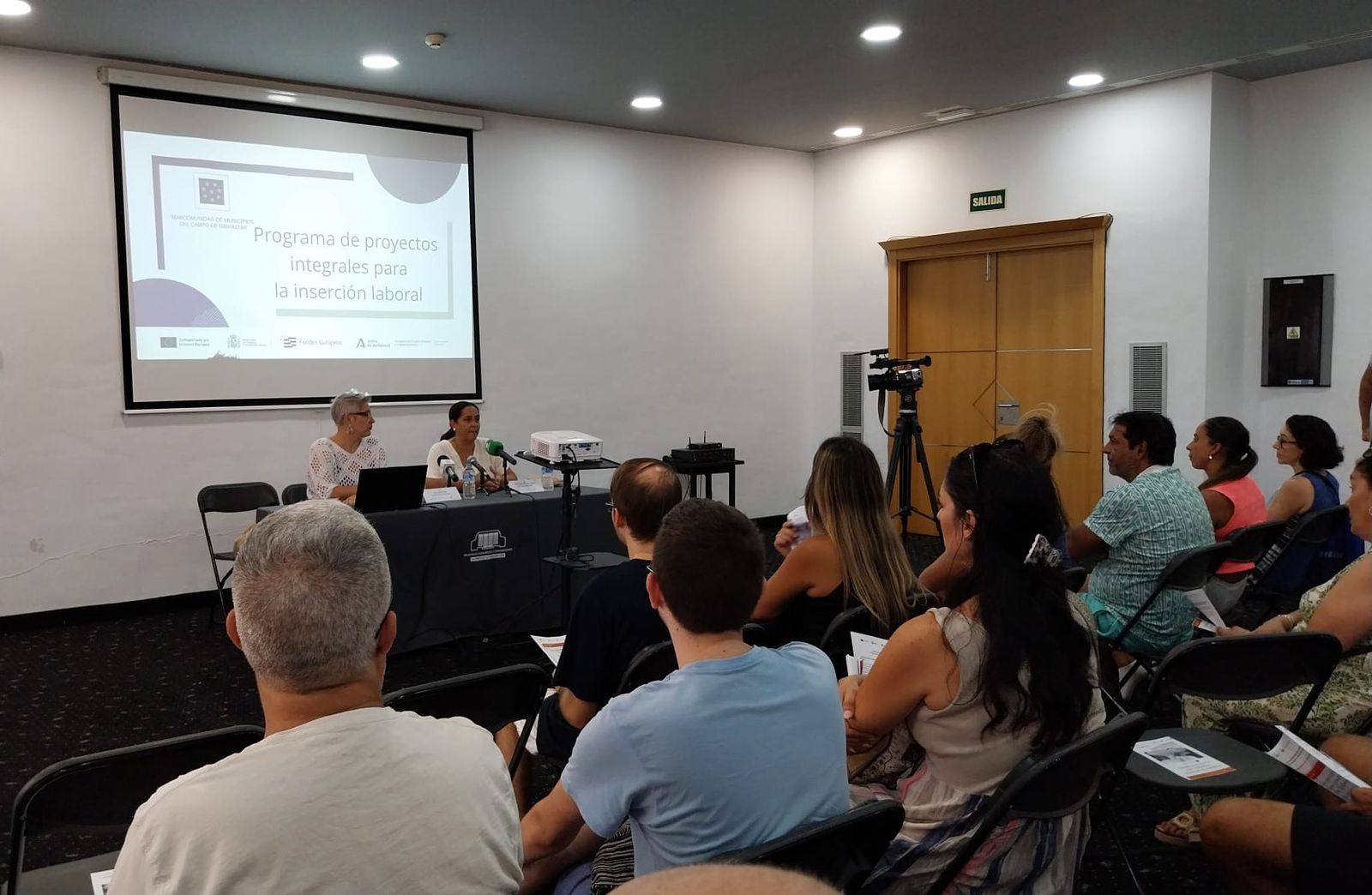 La presentación del curso de inserción laboral.