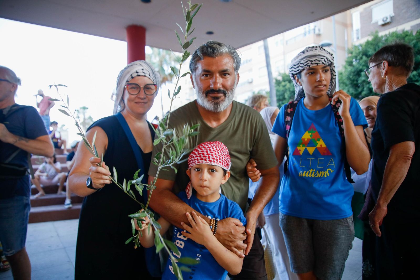 Imágenes de la manifestación en Almería por el genocidio en Palestina