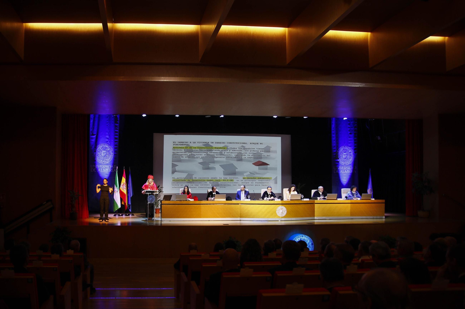 Las mejores imágenes de inauguración en el curso académico 2024-2025 de la Universidad de Almería