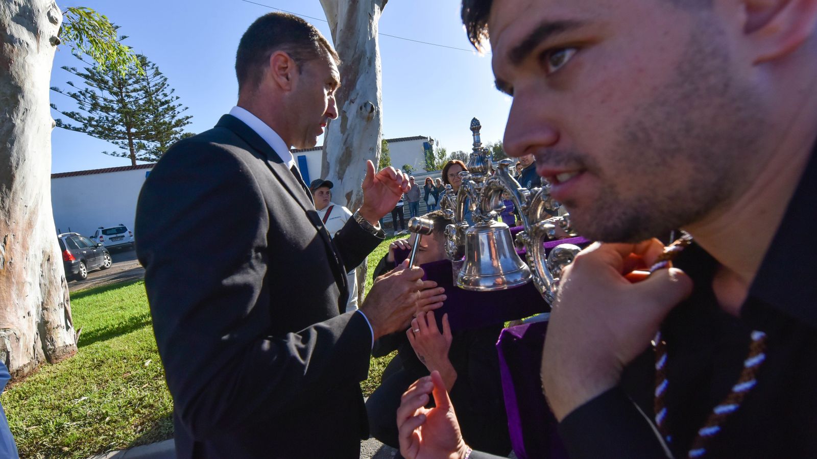 La procesión de la Virgen del Carmen en La Línea por el día de Todos los Santos, en imágenes