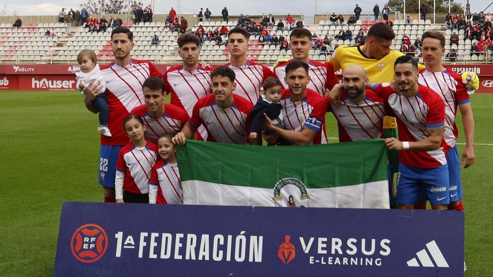 El once del Algeciras ante el Mérida.