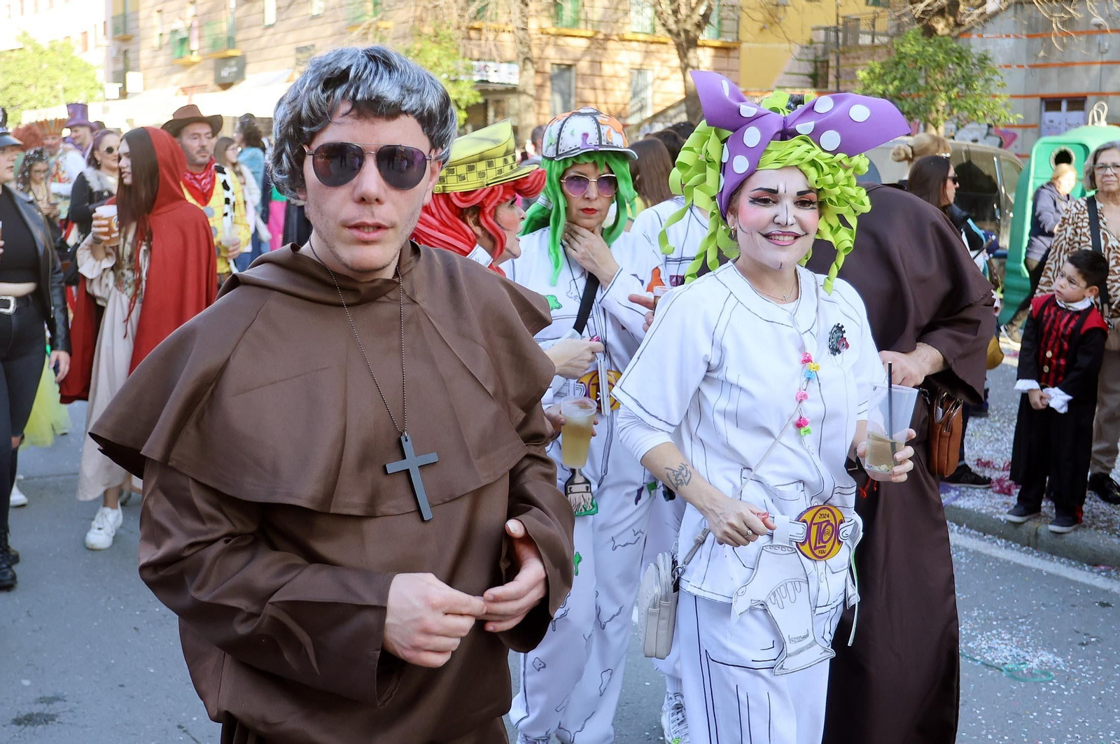 Imágenes de la cabalgata del Carnaval Colombino 2024