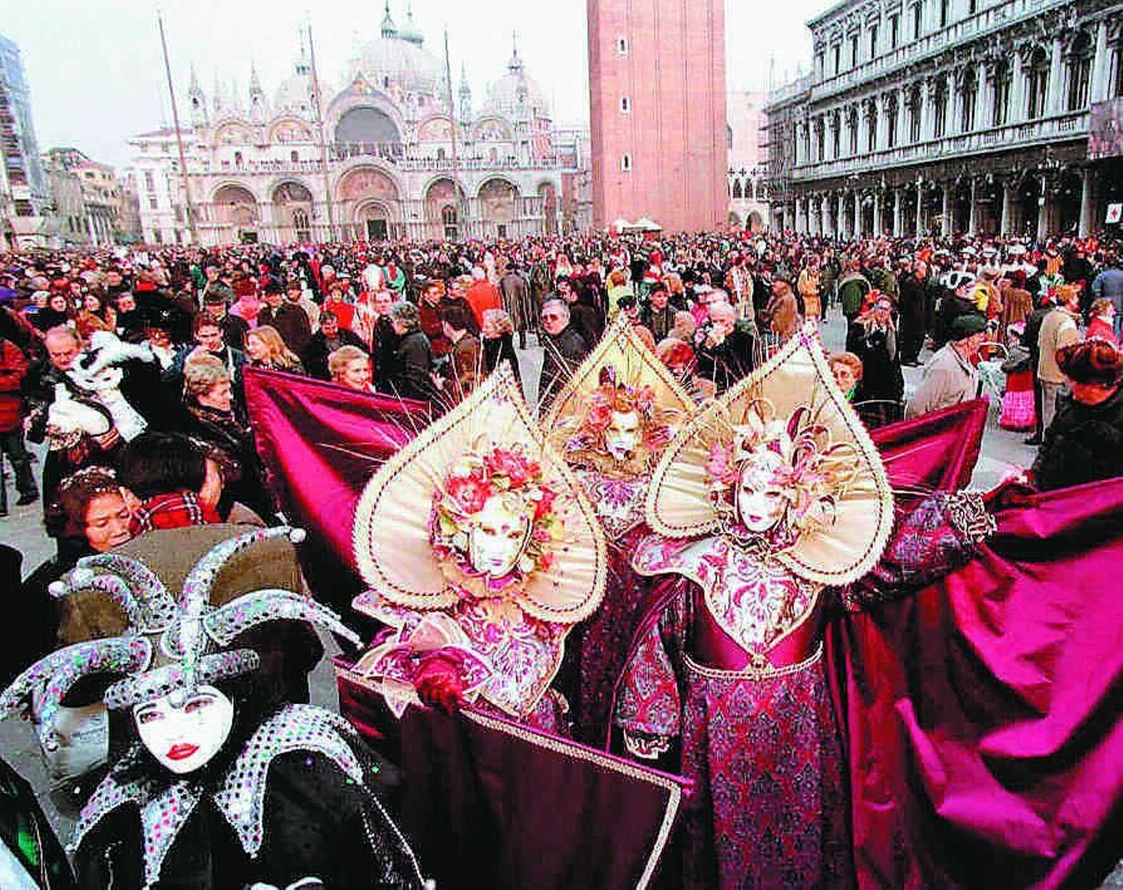 Bailes y máscaras en Venecia