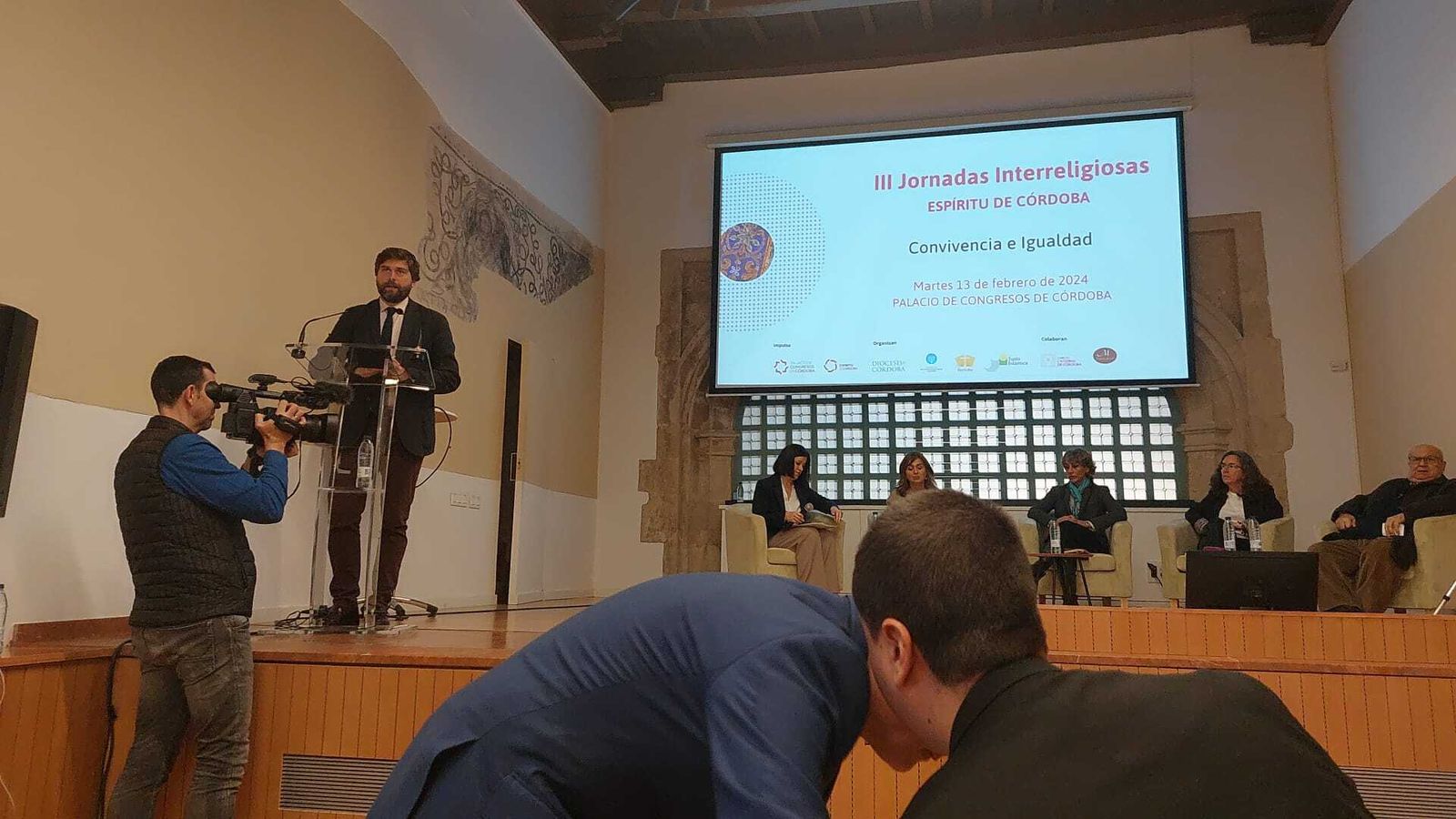 Inauguración de las III Jornadas Interreligiosas Espíritu de Córdoba, este martes.