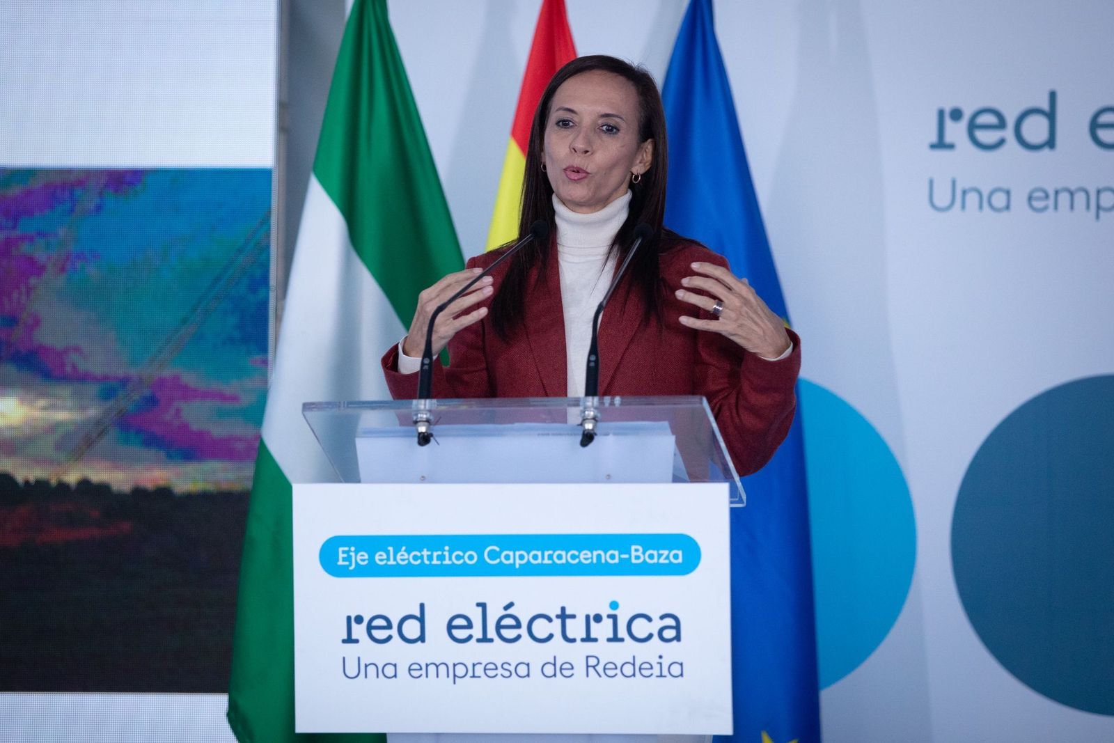 La inauguración de la subestación eléctrica de Baza, en imágenes