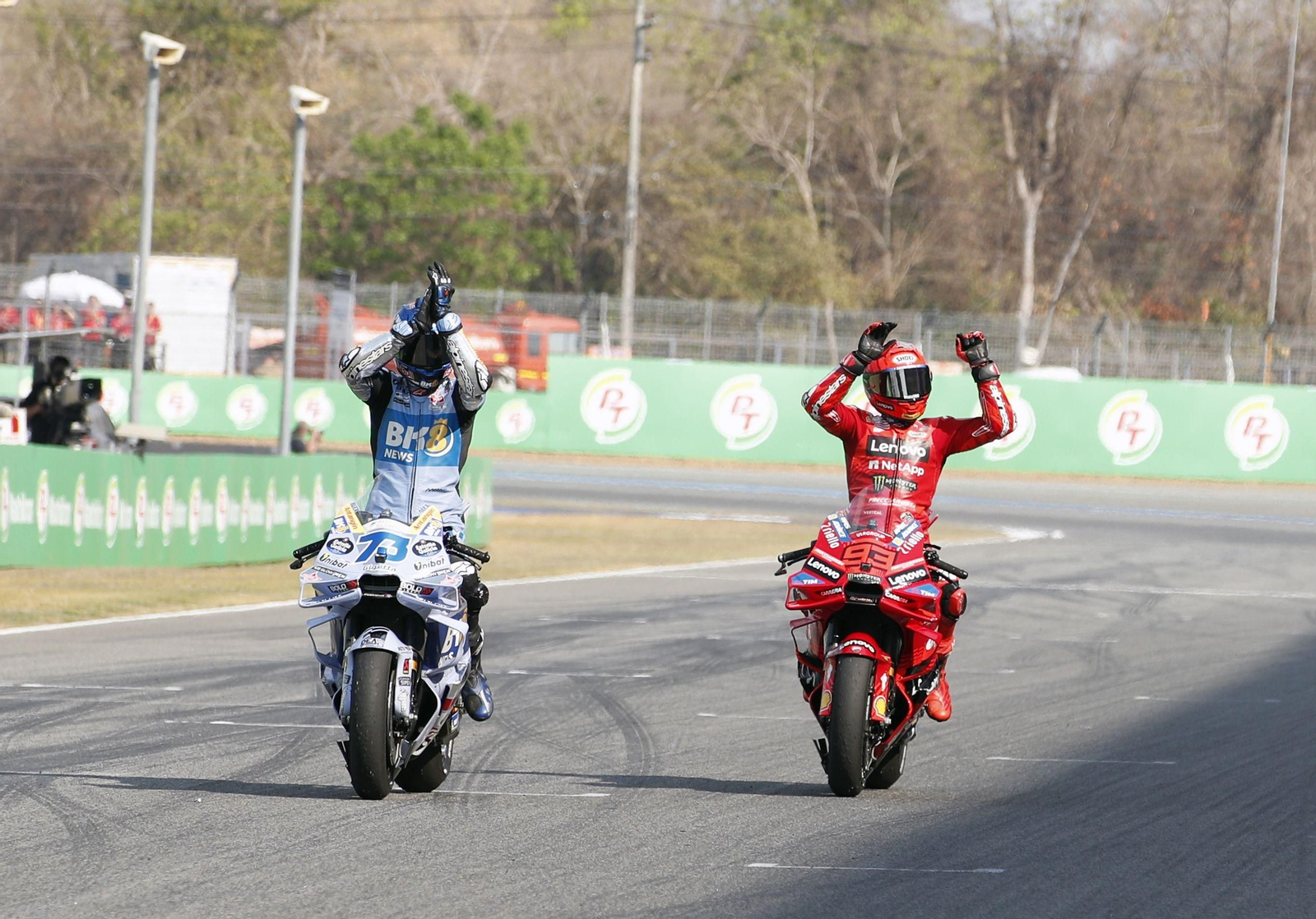 Las fotos del primer triunfo de Marc Márquez en la temporada