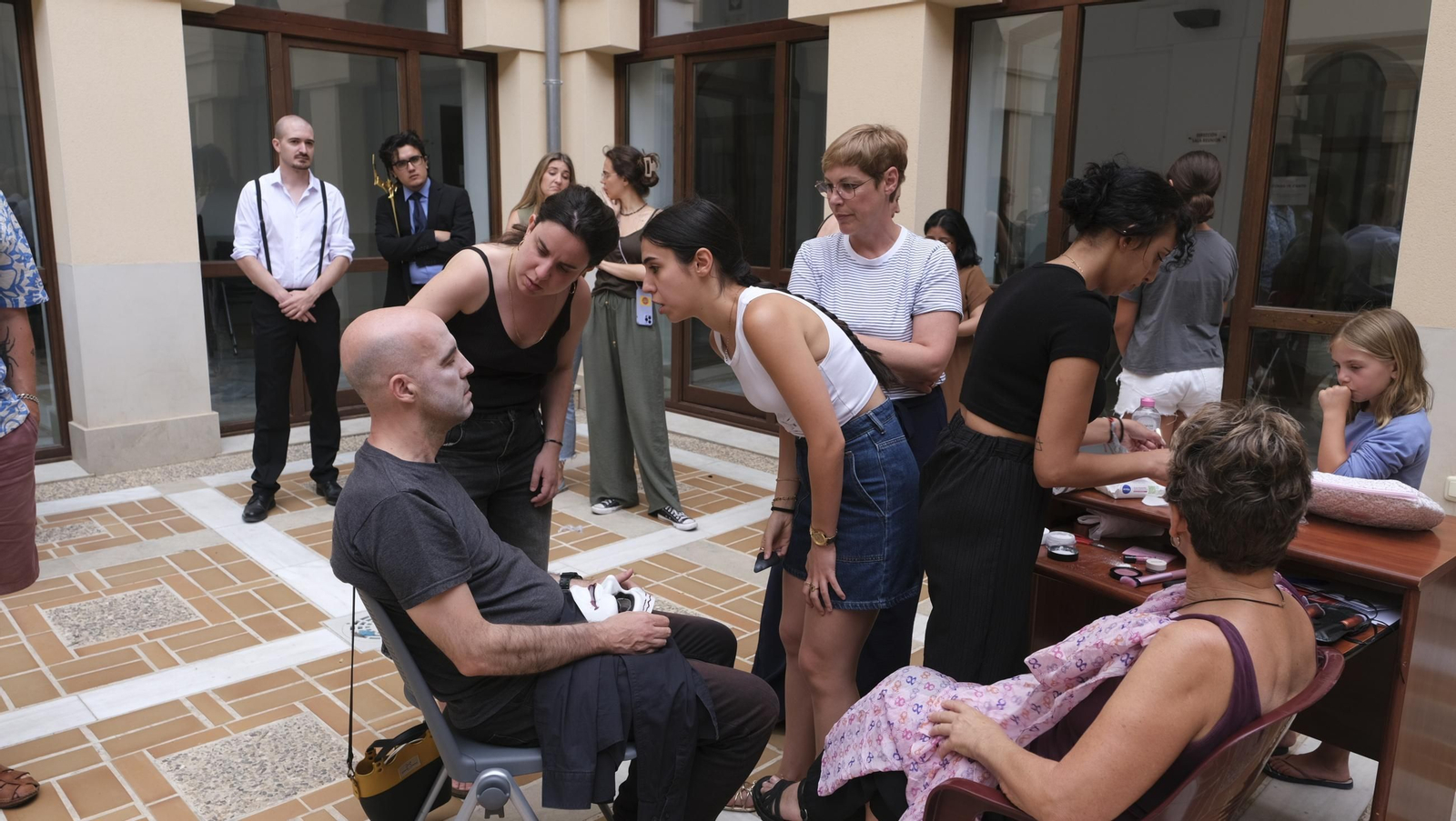 Pruebas de vestuario y maquillaje de la ópera del Festival de Vélez Blanco, en imágenes