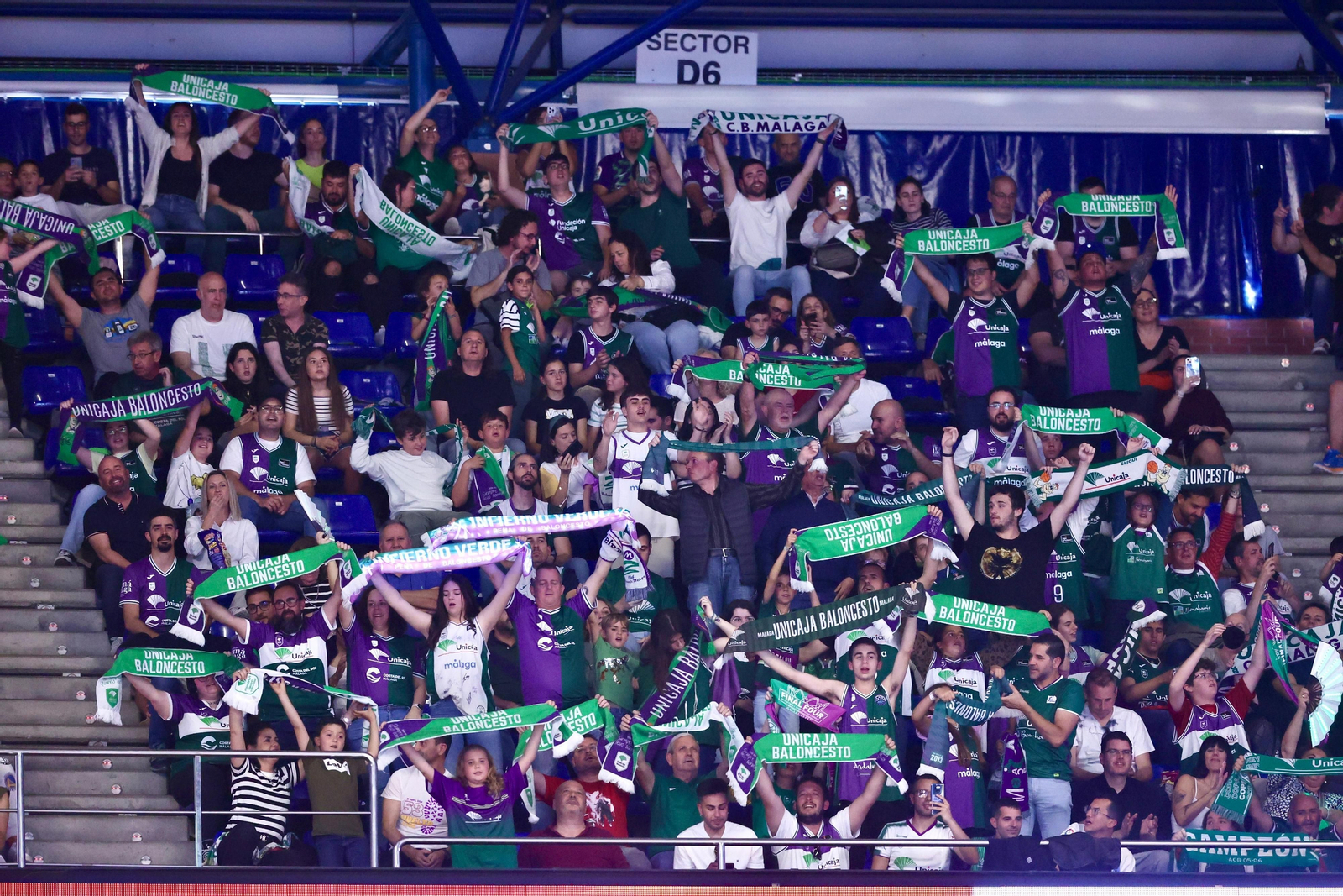 Búscate en las gradas del Carpena en el Unicaja-Baskonia