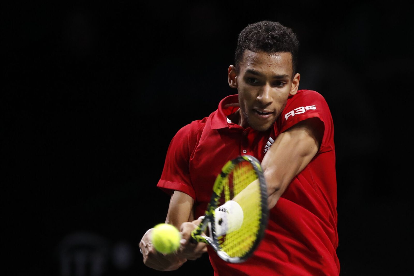 Felix Auger Aliassime - Lorenzo Musetti de la Copa Davis de Málaga
