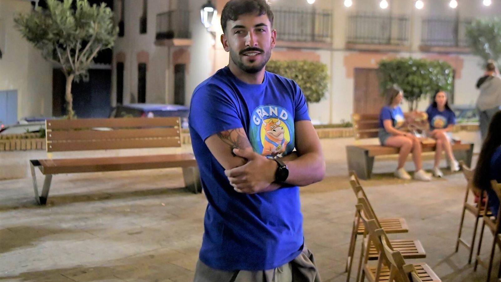 Un concursante del equipo de Alfacar en el Grand Prix del verano posa frente a la cámara