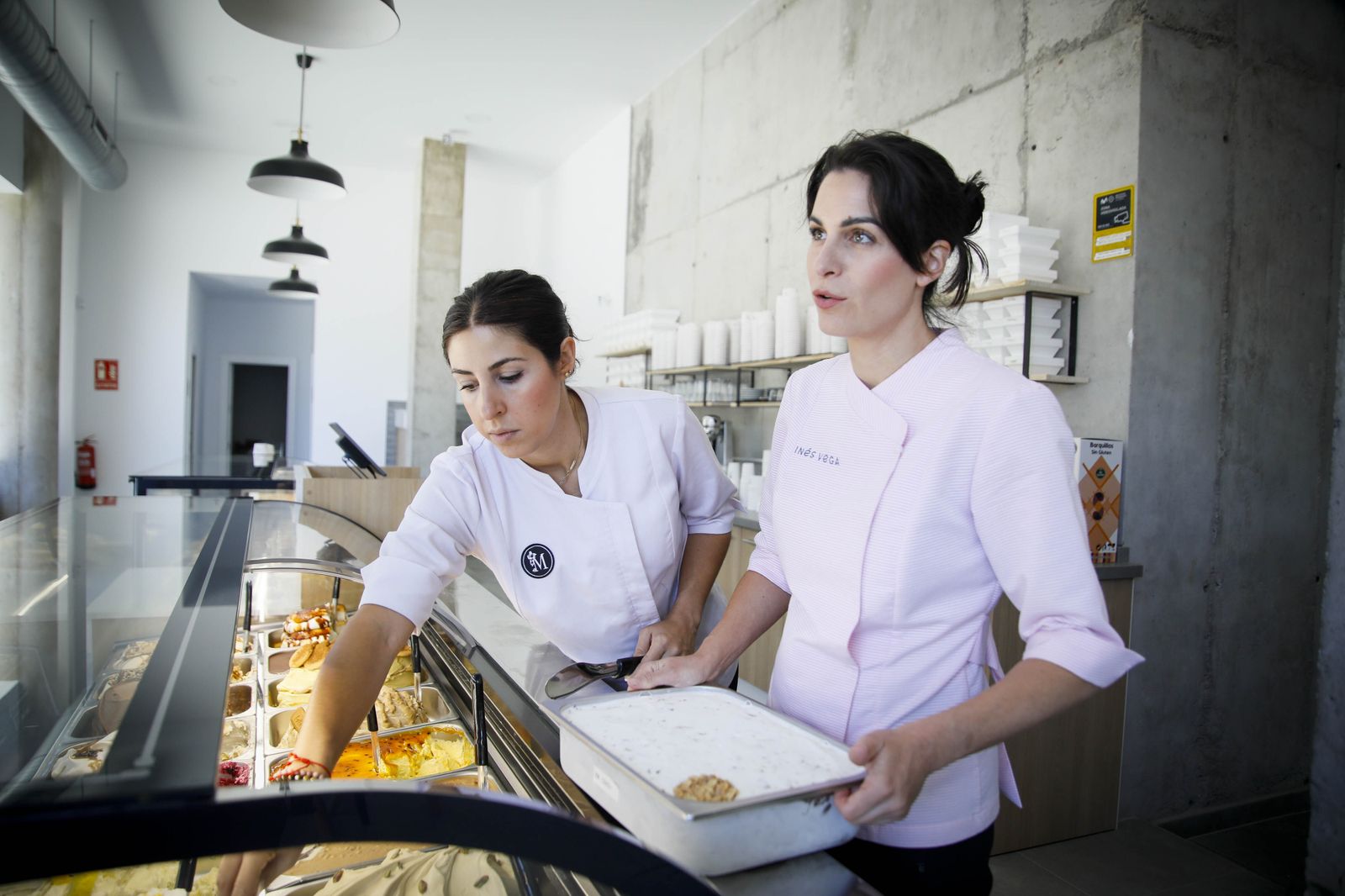 Imágenes de la heladería Marconata en Almería