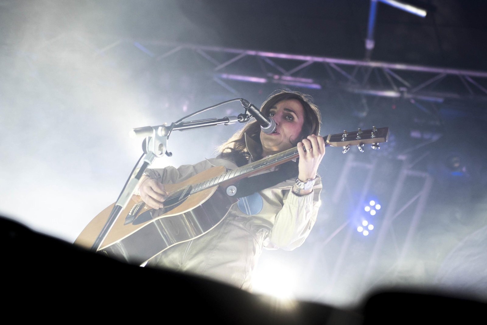 La cantante Zahara durante uno de sus conciertos.