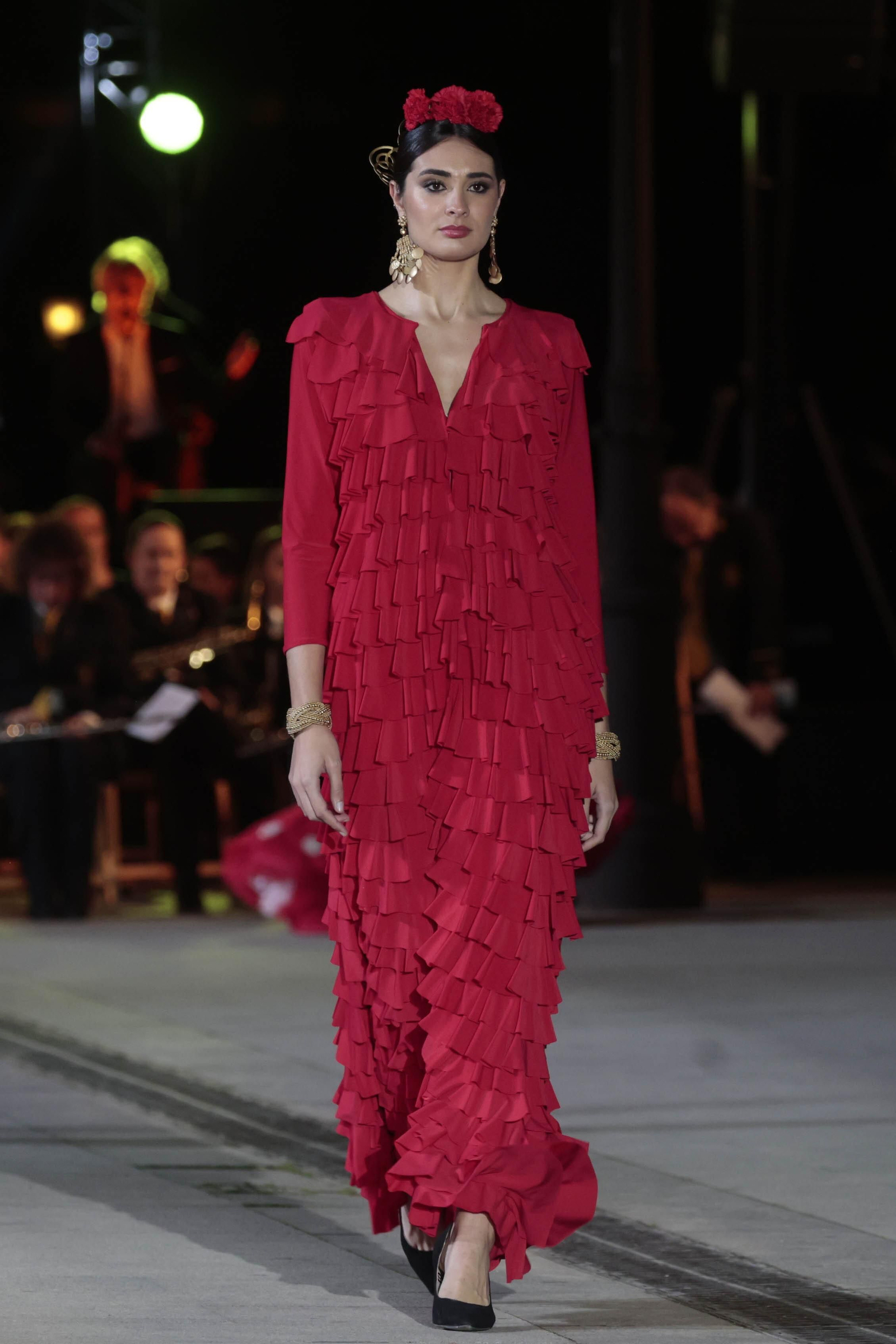 El desfile Andalucía es flamenca en el Palacio de San Telmo, todas las fotos