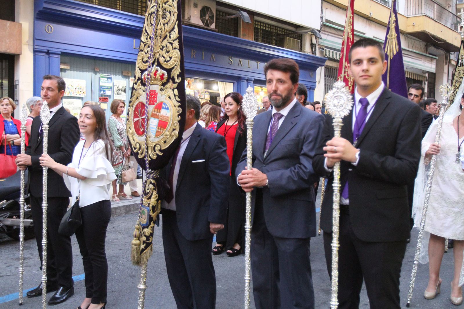 Procesión solemne de la Virgen de la Cinta.