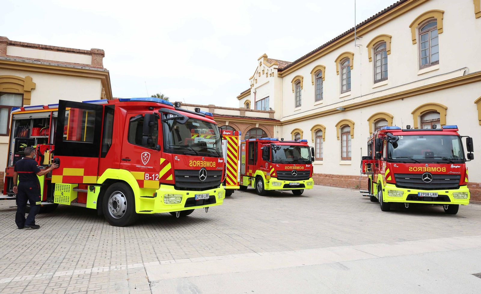 Vehículos del Consorcio Provincial de Bomberos.