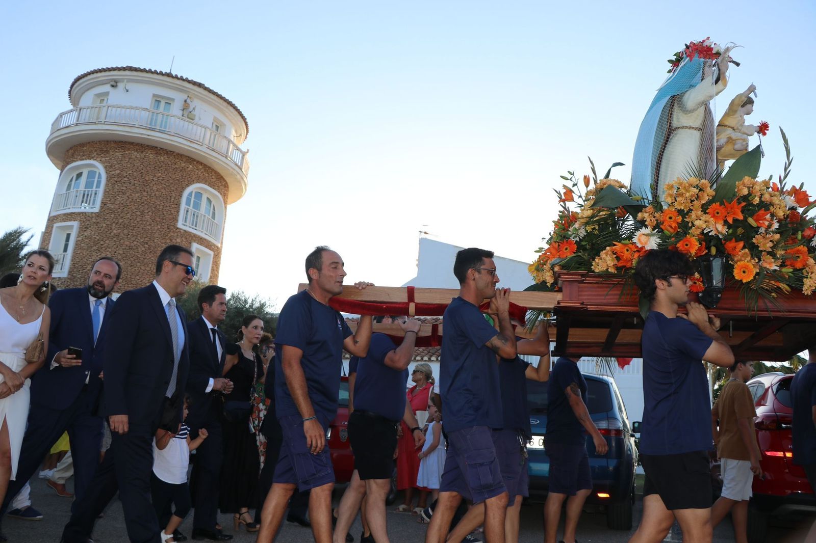 En imágenes, la Virgen del Carmen en Almerimar, El Ejido